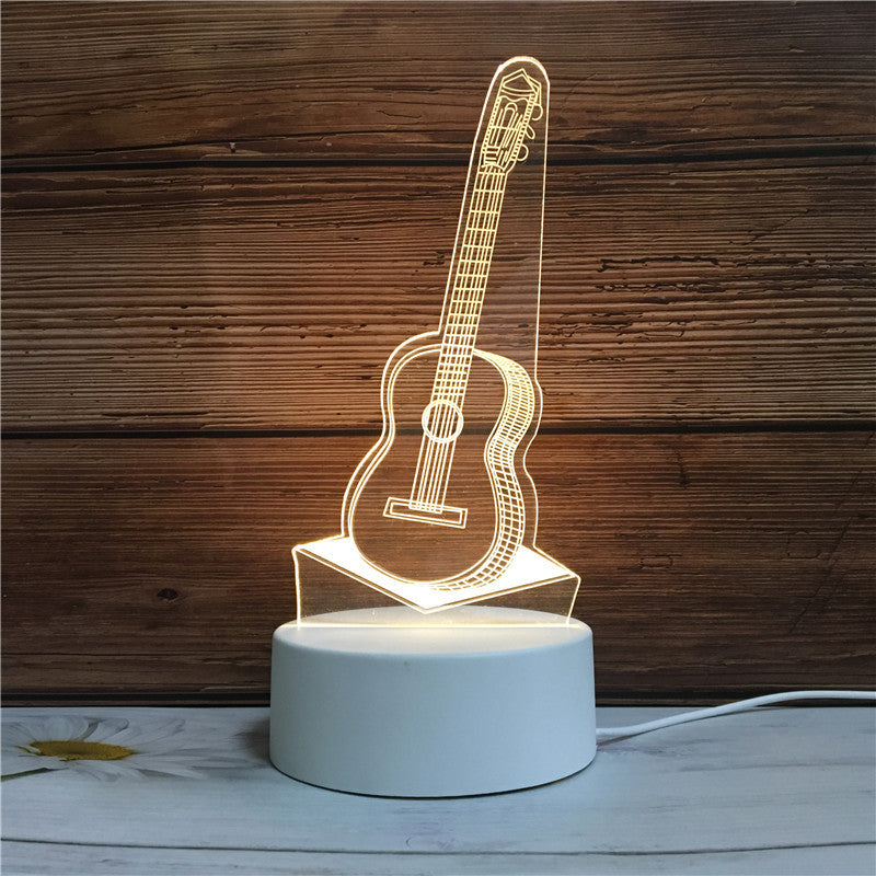 3D Illusion Night Light - Unique LED Lamp for Kids & Home Decor