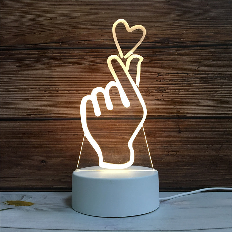 3D Illusion Night Light - Unique LED Lamp for Kids & Home Decor