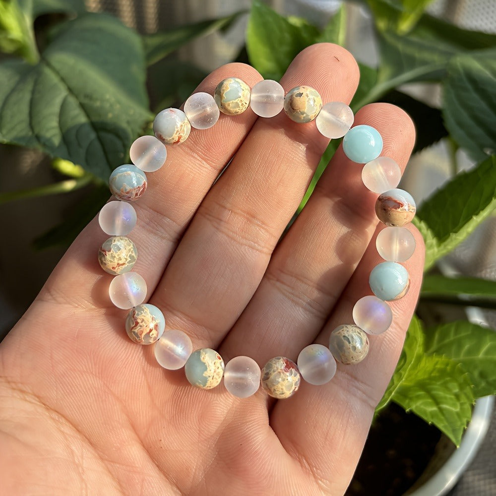 Healing Crystal Bracelet for Women - Anxiety Relief & Chakra Support