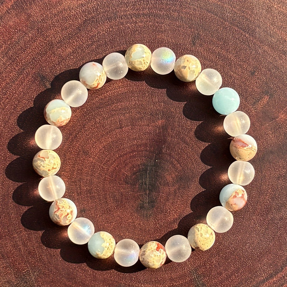Healing Crystal Bracelet for Women - Anxiety Relief & Chakra Support