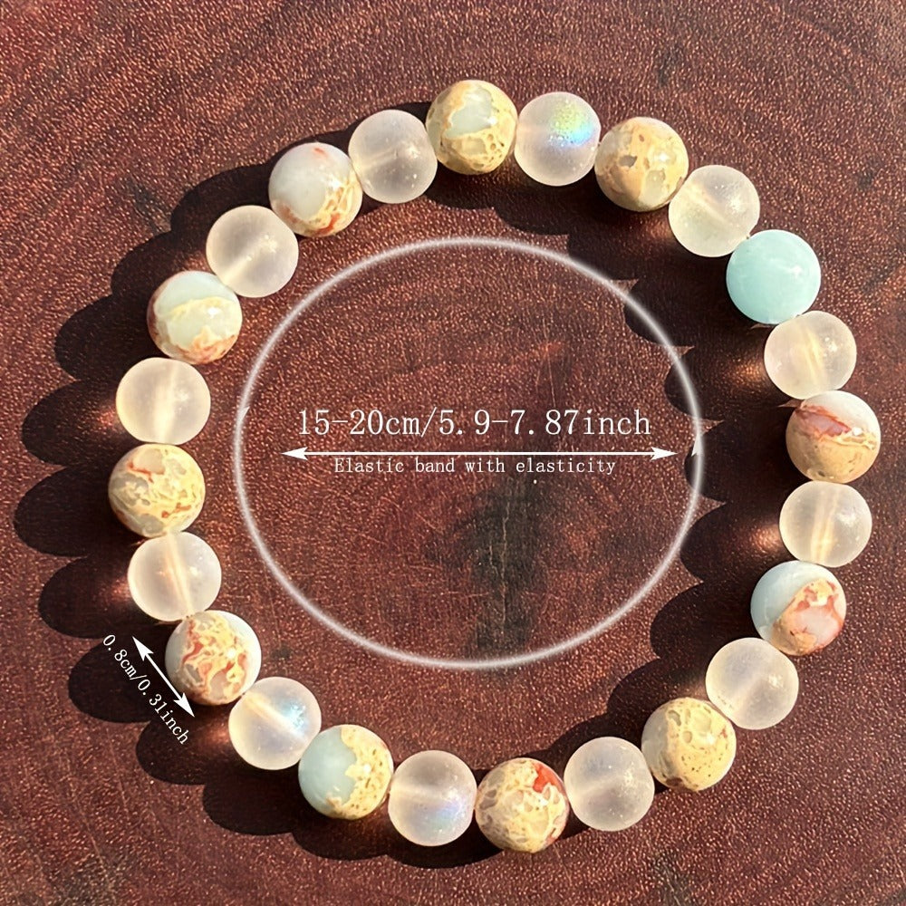 Healing Crystal Bracelet for Women - Anxiety Relief & Chakra Support