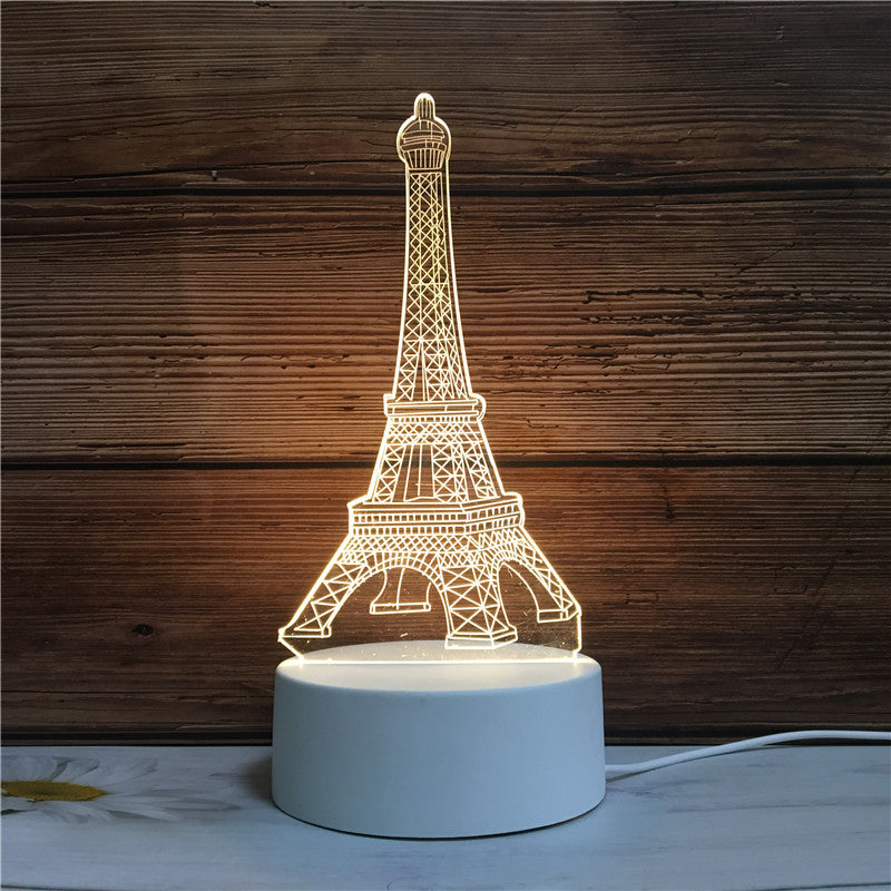 3D Illusion Night Light - Unique LED Lamp for Kids & Home Decor