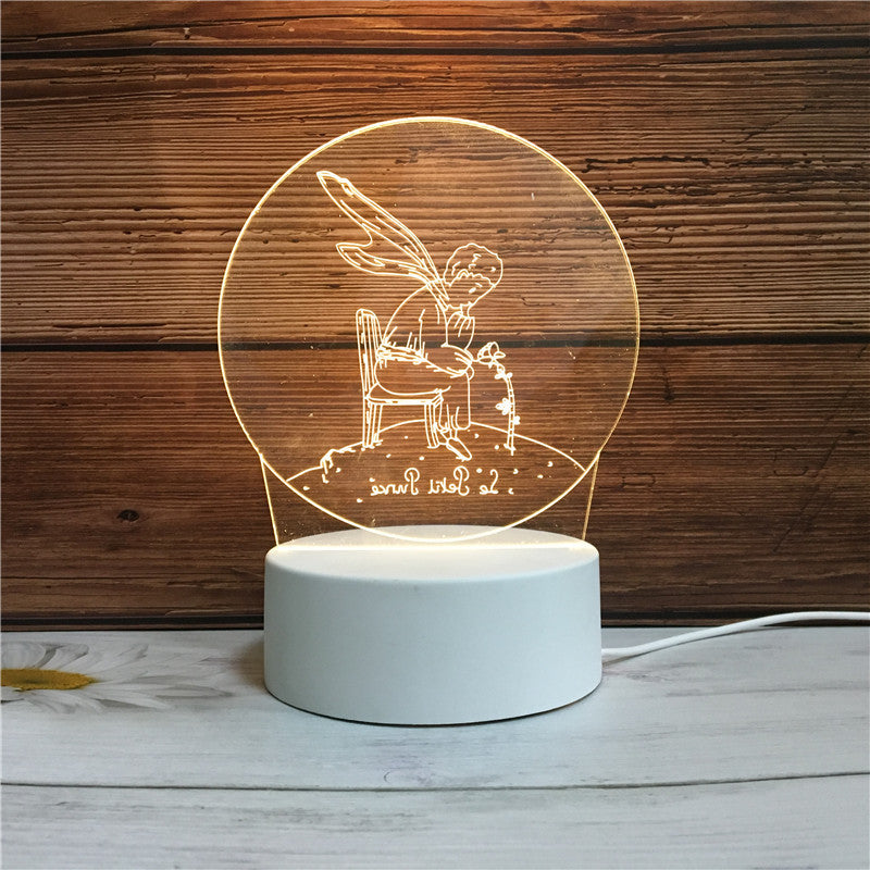 3D Illusion Night Light - Unique LED Lamp for Kids & Home Decor