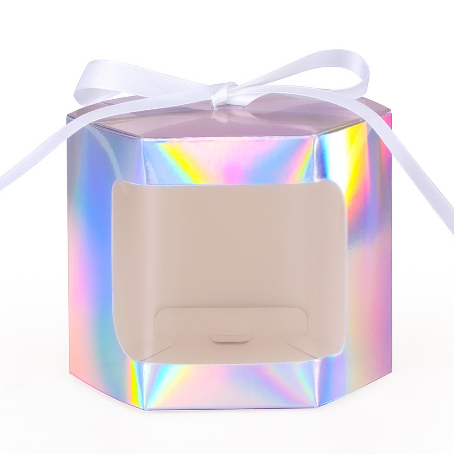 10 Pack Hexagonal Kraft Candy Boxes - Wedding, Party & Gift Packaging