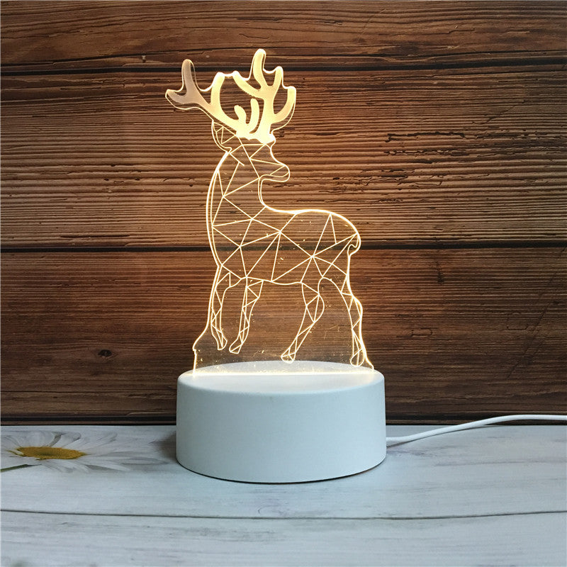 3D Illusion Night Light - Unique LED Lamp for Kids & Home Decor