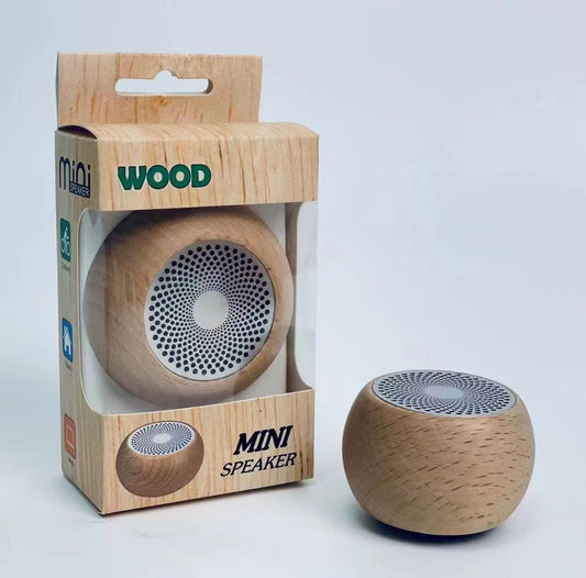 Retro Wooden Bluetooth Speaker - Portable Wireless Subwoofer Gift