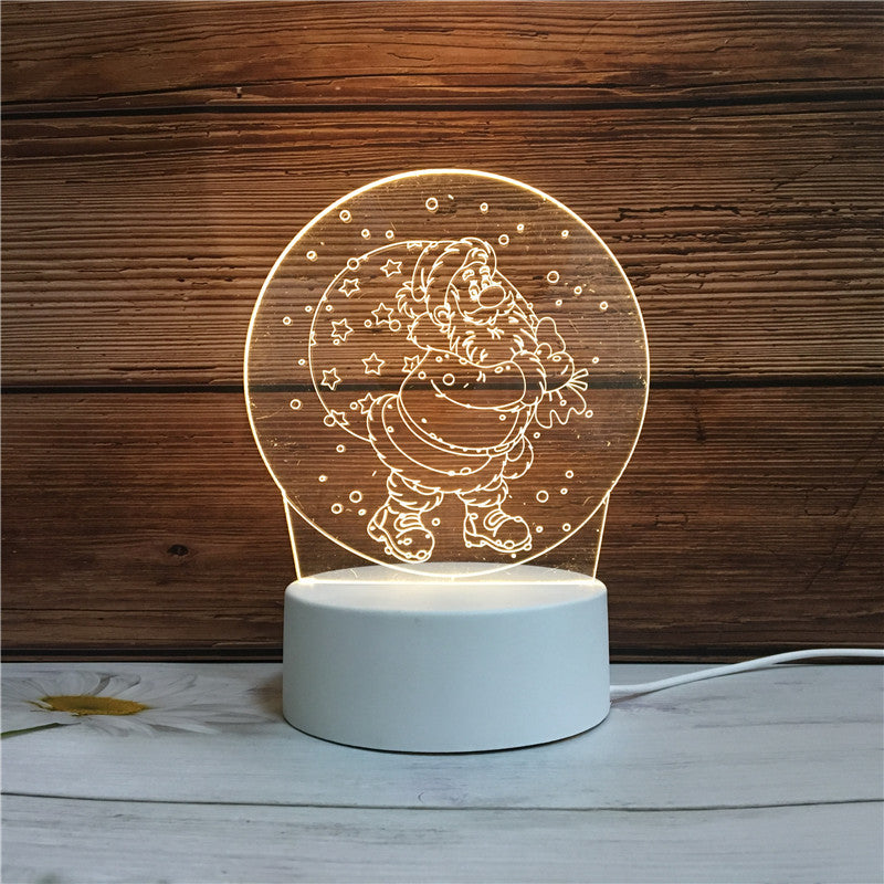 3D Illusion Night Light - Unique LED Lamp for Kids & Home Decor