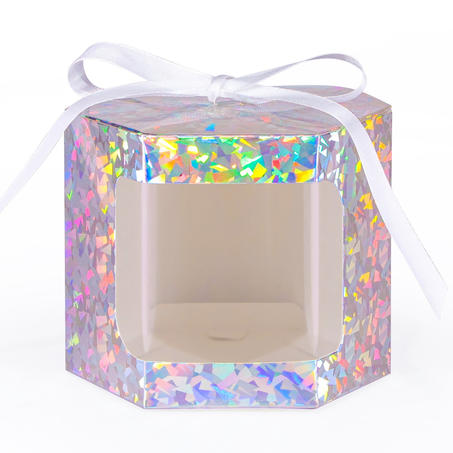 10 Pack Hexagonal Kraft Candy Boxes - Wedding, Party & Gift Packaging
